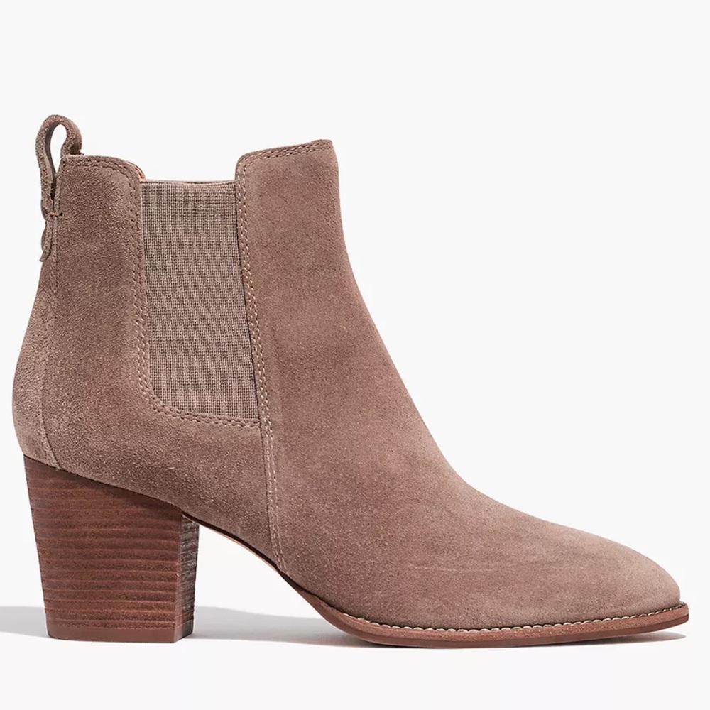 Madewell Regan Boot in Suede size 7